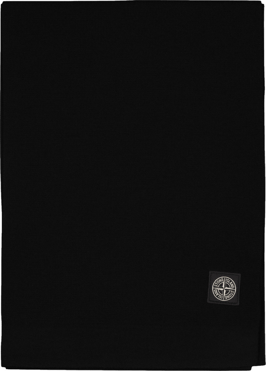Stone Island Junior Stone Island Kinder Jongens Sjaals Zwart Zwart