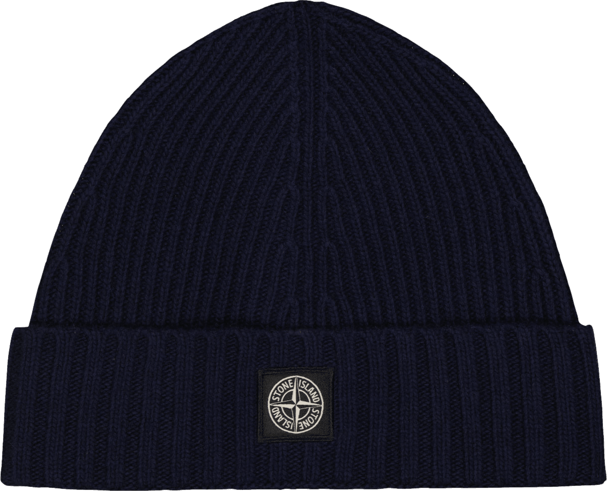 Stone Island Junior Stone Island Kinder Jongens Muts Navy Blauw