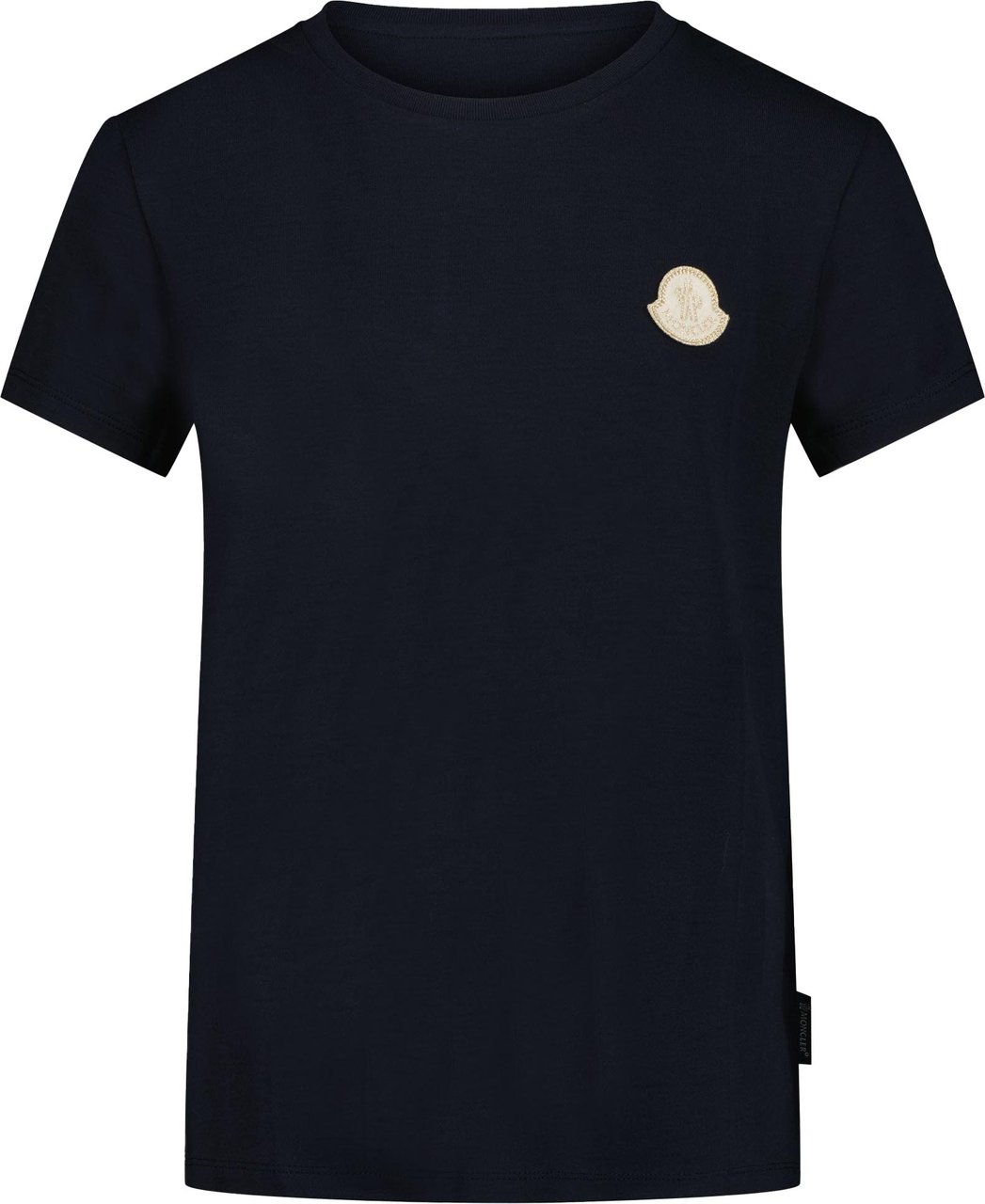 Moncler Moncler Kinder Meisjes T-Shirt In Navy Blauw