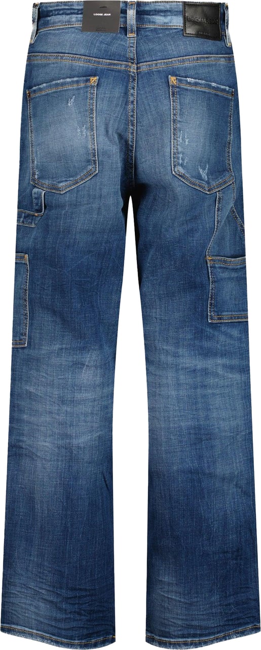 Dsquared2 Dsquared2 Unisex Jeans Blauw Blauw