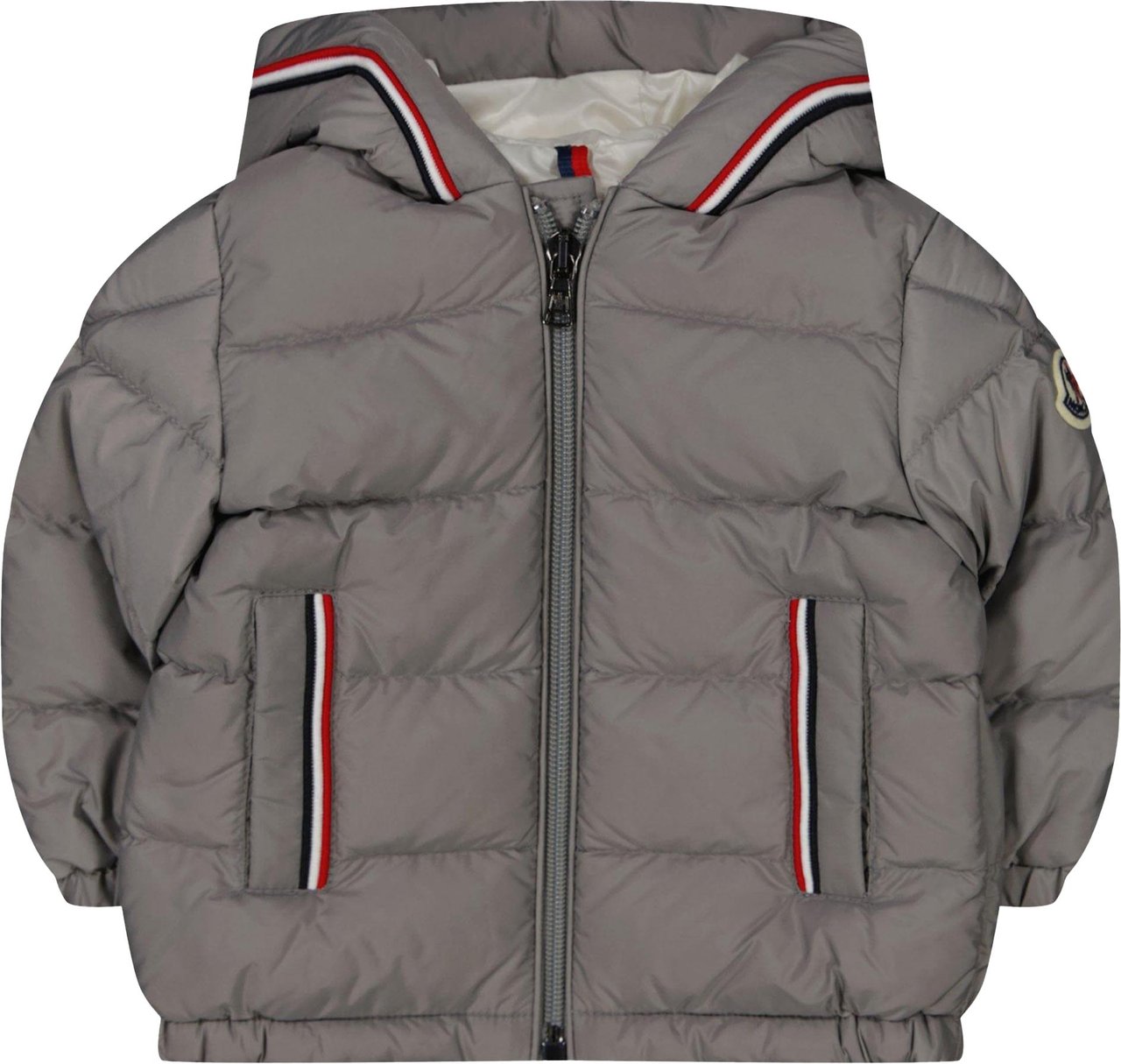 Moncler Moncler Merary Baby Jongens Winterjas Grijs Grijs