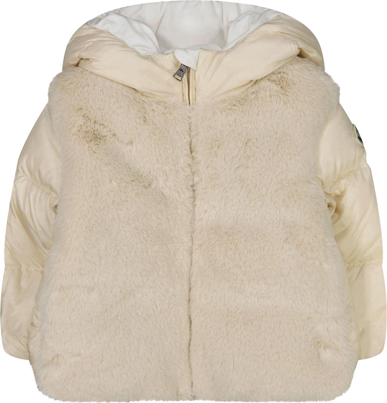 Moncler Moncler Natas Baby Meisjes Winterjas Beige Beige