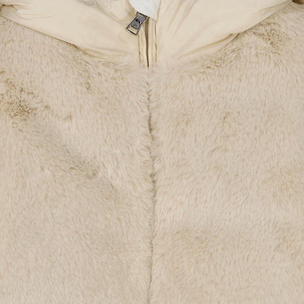 Moncler Moncler Natas Baby Meisjes Winterjas Beige Beige