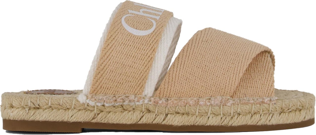 Chloé Chloe Meisjes Slippers In Beige Beige