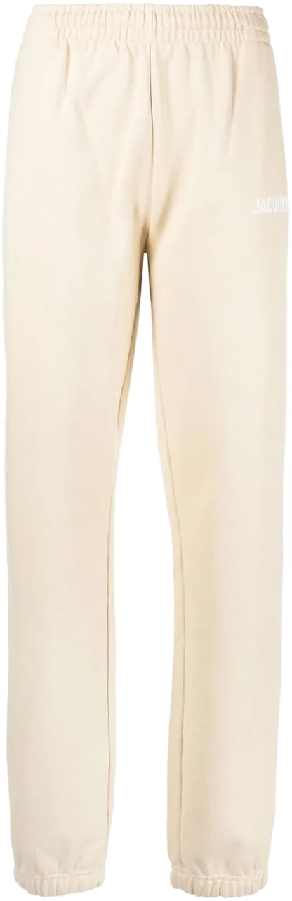 Jacquemus Le Jogging Logo Sweatpants Beige