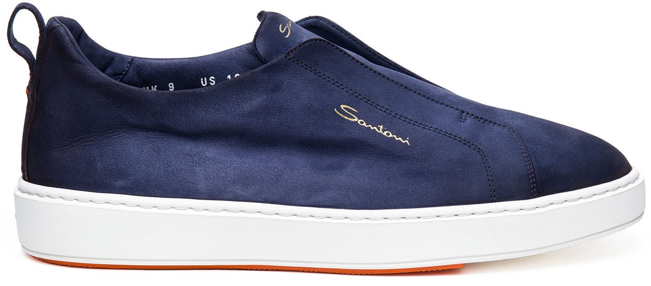 Santoni Sneakers Blue Blauw