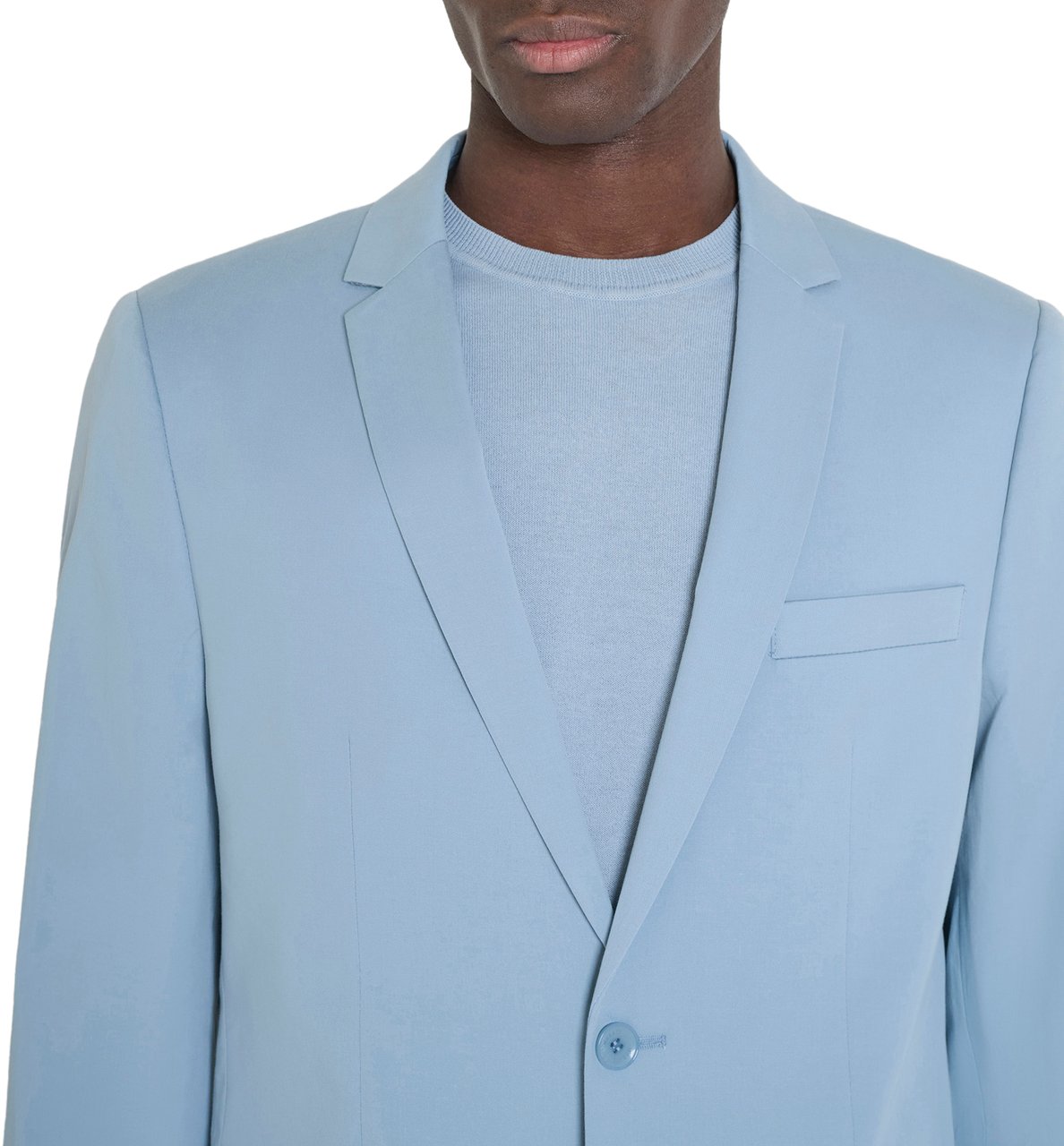 Antony Morato JACKET BONNIE SLIM FIT IN STRETCH TWILL COTTON LYOCELL BLEND FABRIC Blauw