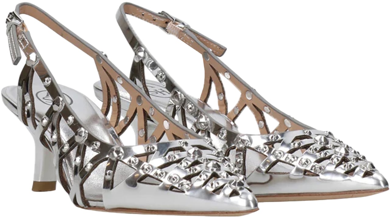 Ash ASH BIZARRE SLINGBACK PUMP Zilver