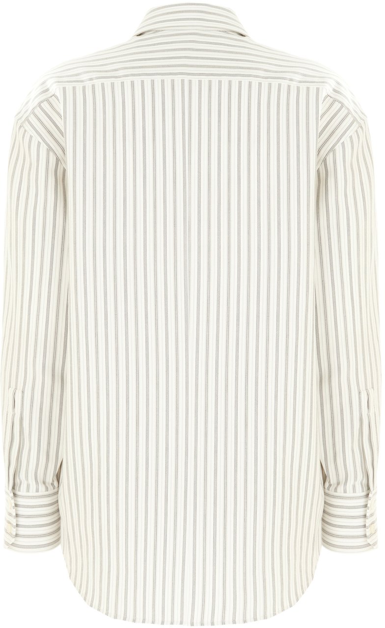 Saint Laurent Saint Laurent Printed poplin shirt Divers
