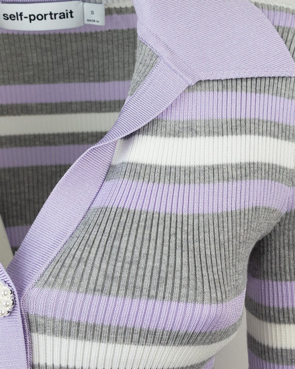 Self-Portrait Top Grey Grijs