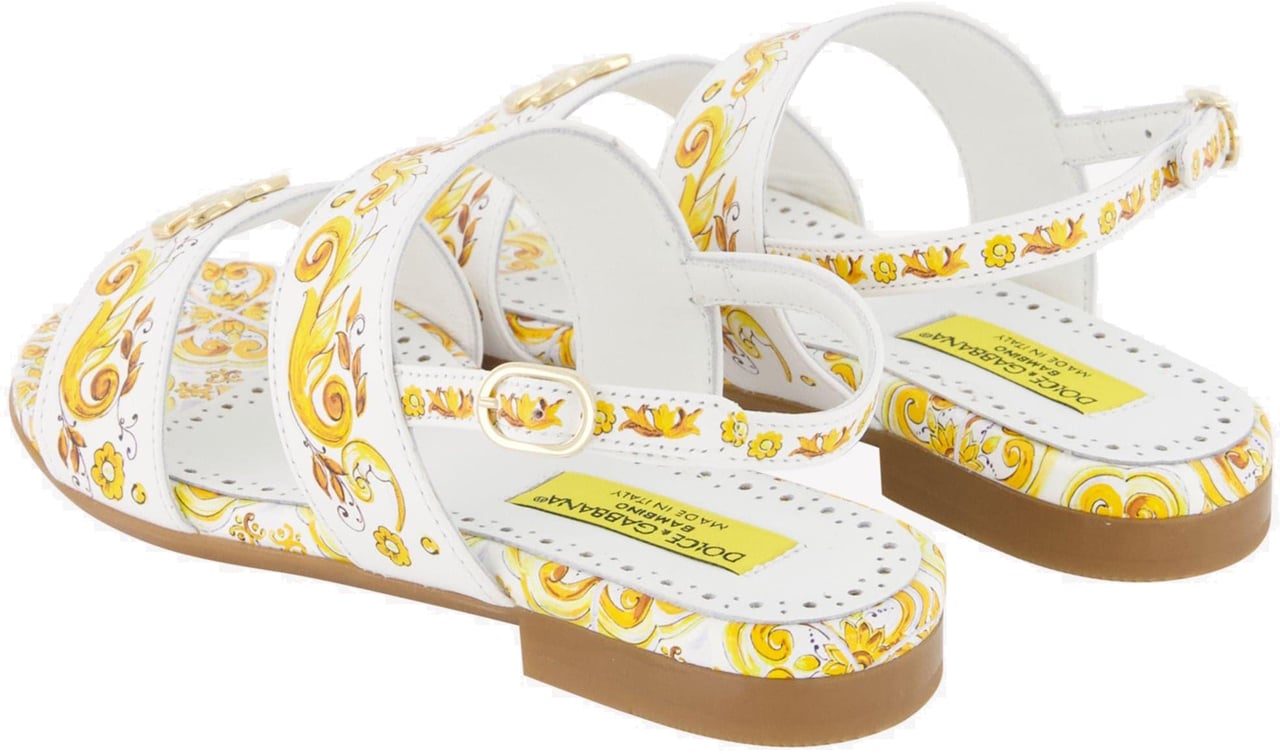 Dolce & Gabbana Dolce & Gabbana Kinder Meisjes Sandalen Geel