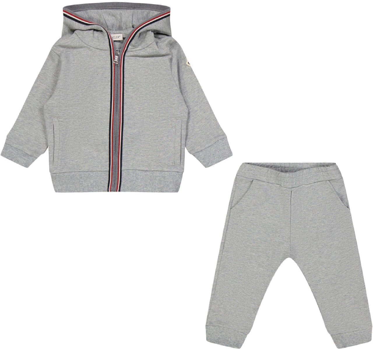 Moncler Moncler Baby Jongens Joggingpak Grijs Grijs