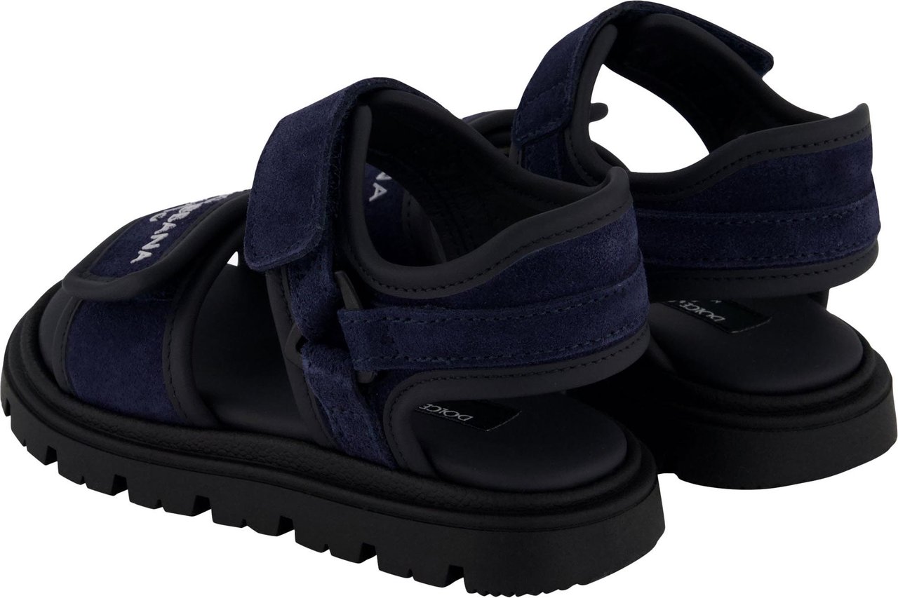 Dolce & Gabbana Dolce & Gabbana Jongens Sandalen In Navy Blauw