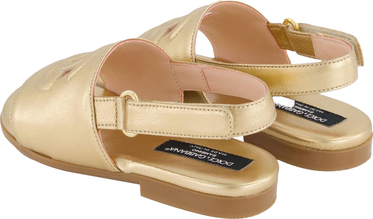 Dolce & Gabbana Dolce & Gabbana Meisjes Sandalen In Goud Metallic