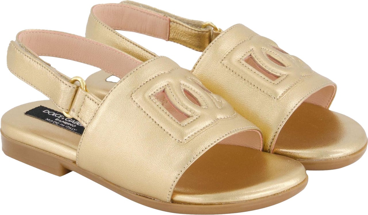 Dolce & Gabbana Dolce & Gabbana Meisjes Sandalen In Goud Metallic
