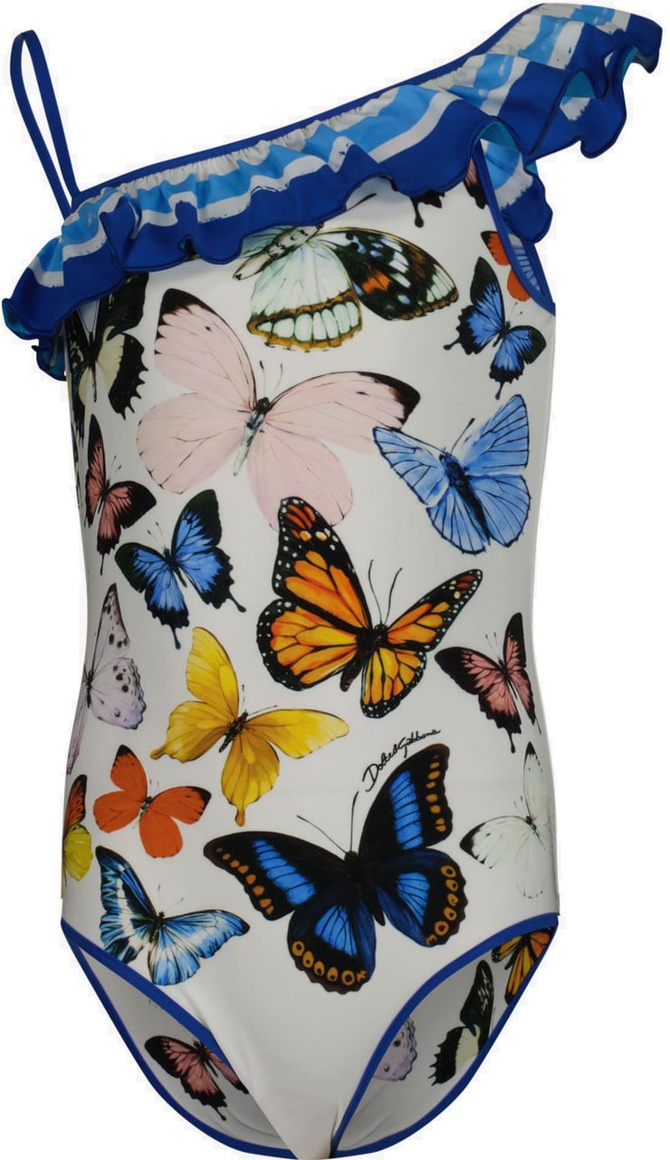 Dolce & Gabbana Dolce & Gabbana Kinder Meisjes Zwemkleding In Wit Wit