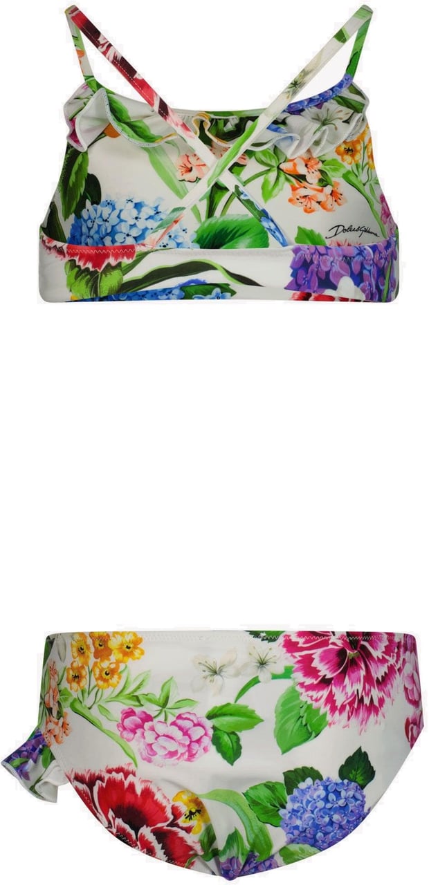 Dolce & Gabbana Dolce & Gabbana Kinder Meisjes Zwemkleding In Wit Wit