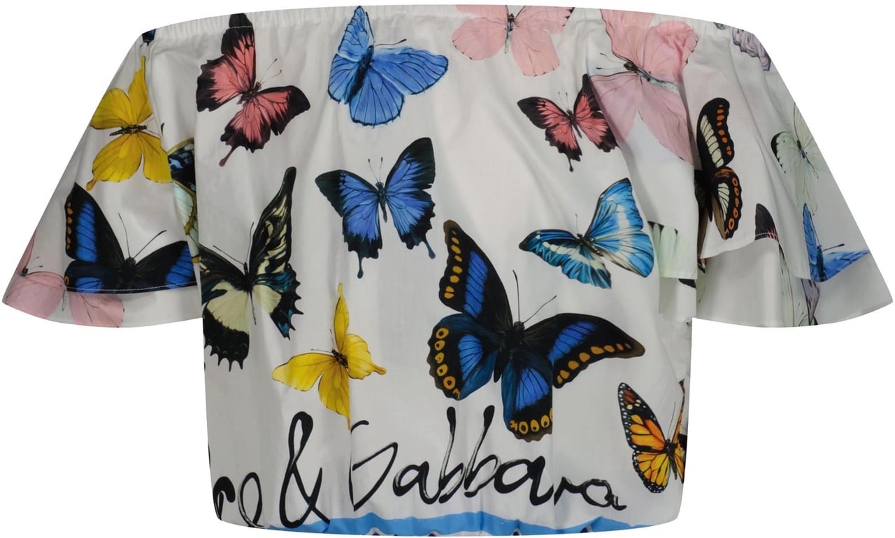 Dolce & Gabbana Dolce & Gabbana Kinder Meisjes T-Shirt In Wit Wit
