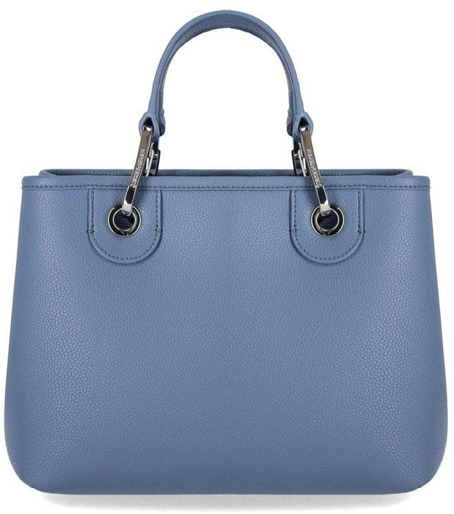 Emporio Armani EMPORIO ARMANI MYEA ASFALTO TERRA SMALL SHOPPING BAG Blauw