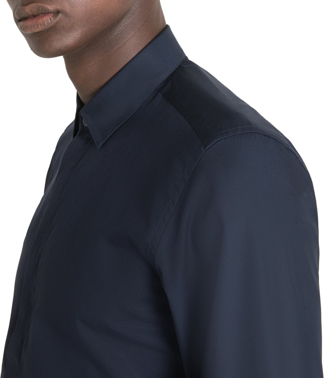 Antony Morato SHIRT LONDON SLIM FIT IN SOFT TOUCH COTTON EASY IRON Blauw