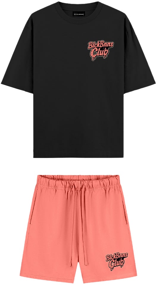 Black Bananas Kids Ice Cream Twinset Roze