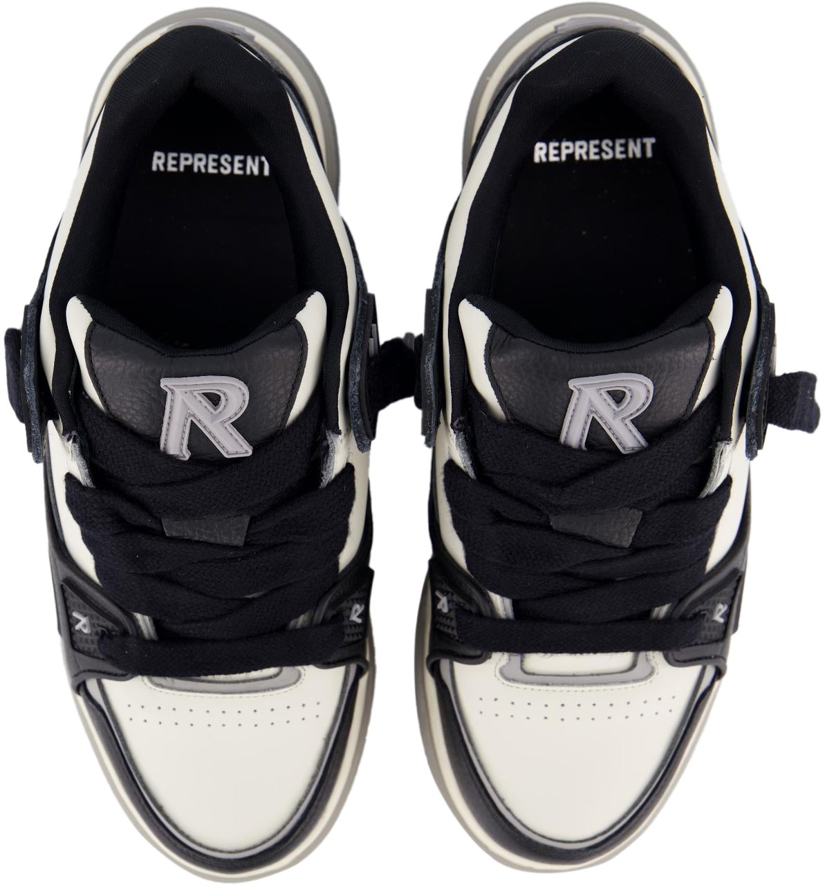 Represent Heren Studio Sneaker Zwart/Wit Zwart