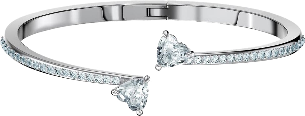 Swarovski Swarovski Armand 5518814 Attract Soul Bangle Heart - Zilverkleur - Armband - Medium Divers