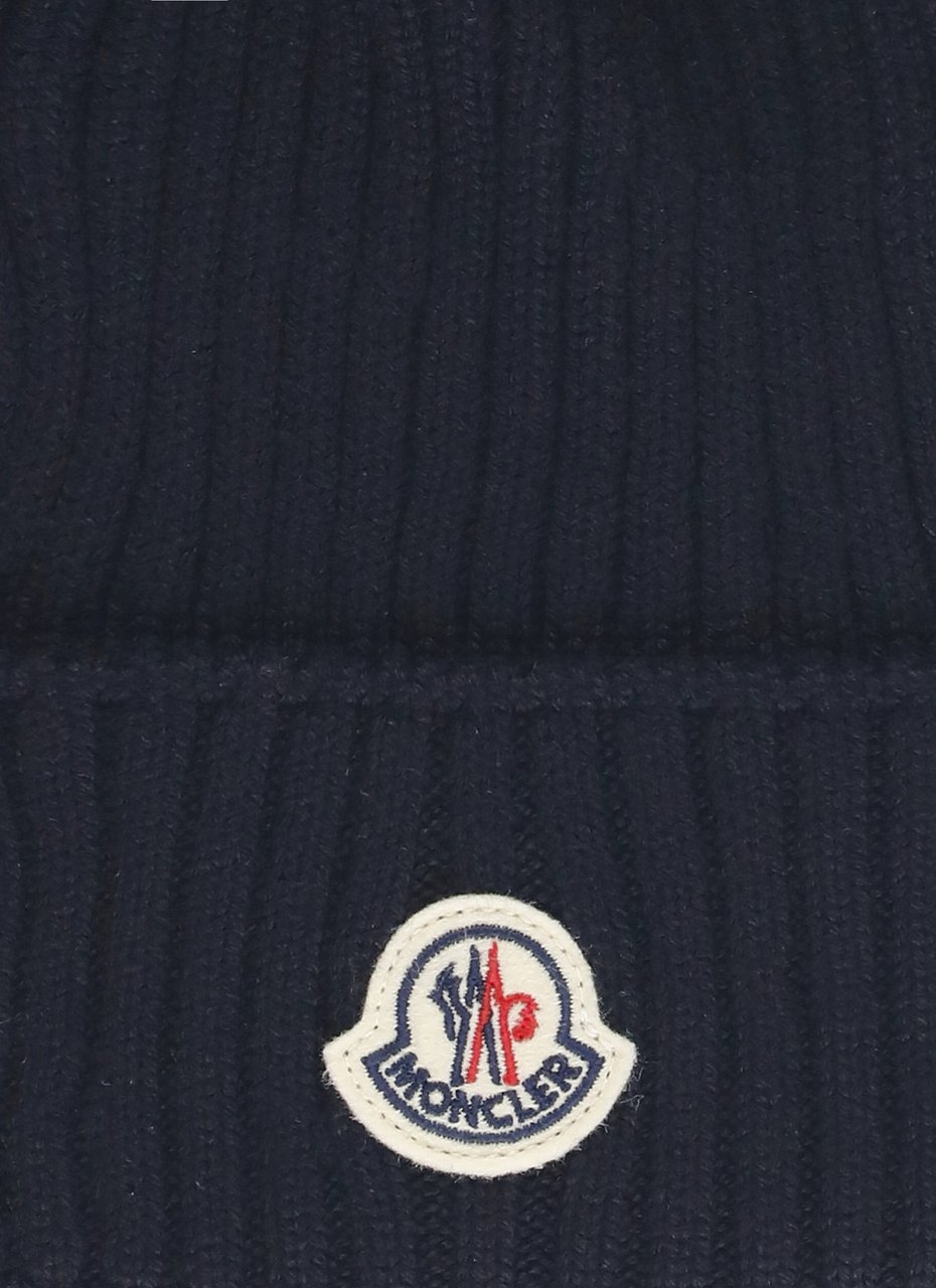 Moncler Hats Blue Blauw