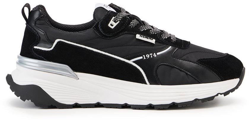 Iceberg Black and white running sneakers Zwart