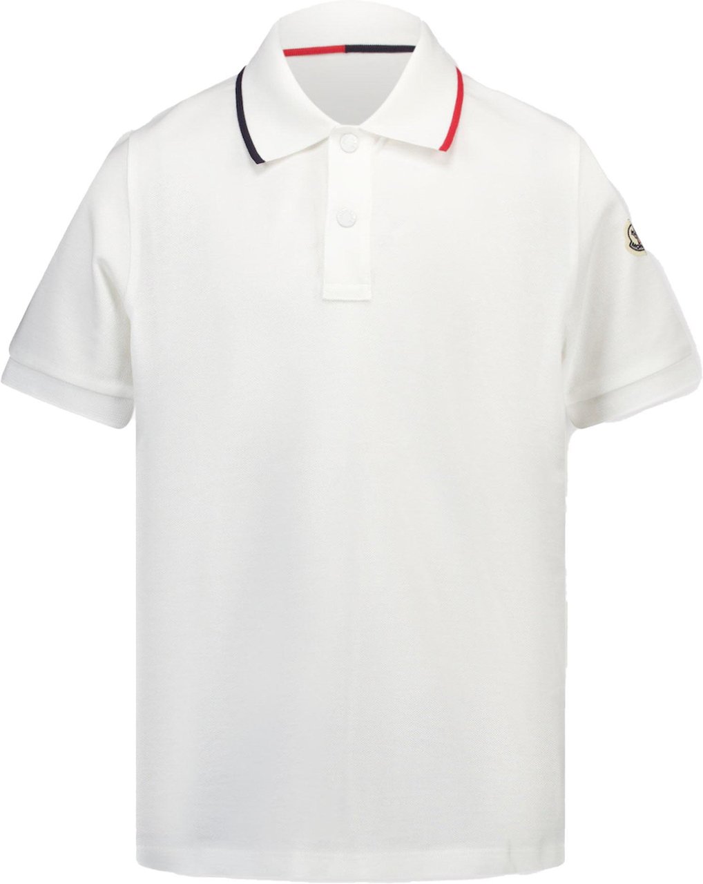 Moncler Moncler Kinder Jongens Polo In Wit Wit