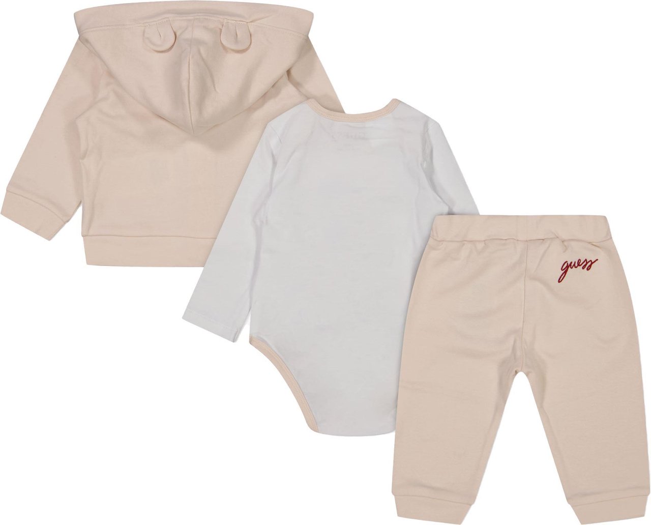 Guess Guess Baby Jongens Setje In Ecru Beige