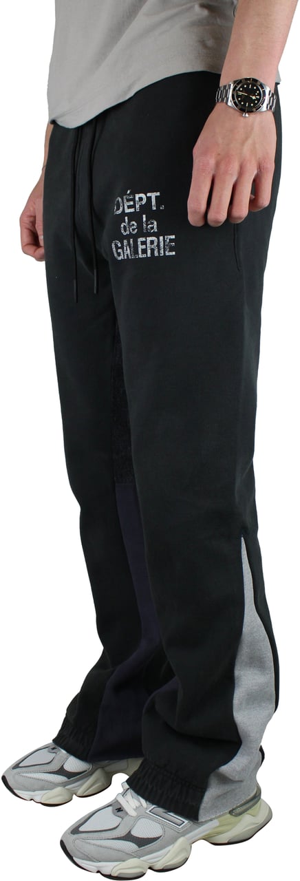 GALLERY DEPT Gallery Dept. French Logo Flare Sweatpants 'Vintage Black' Zwart