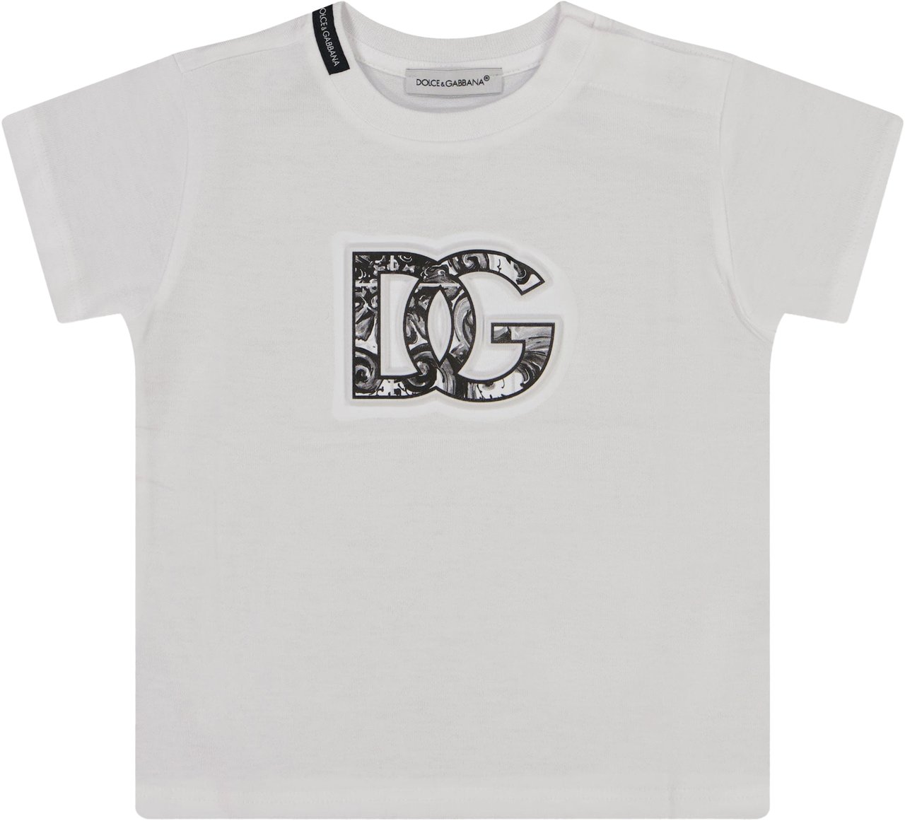 Dolce & Gabbana Dolce & Gabbana Baby Jongens T-Shirt In Wit Wit