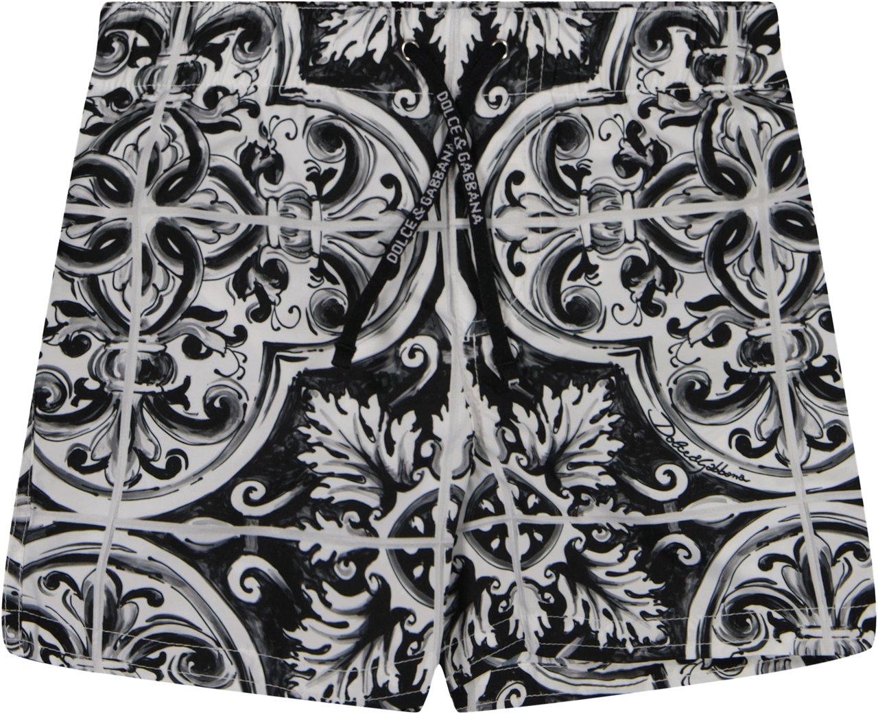 Dolce & Gabbana Dolce & Gabbana Baby Jongens Badkleding In Zwart Zwart