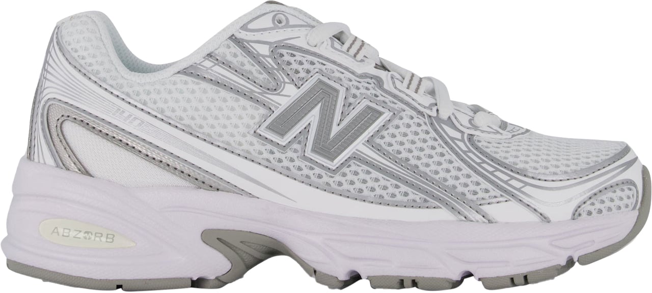 New Balance New Balance 740 Meisjes Sneakers In Zilver Metallic