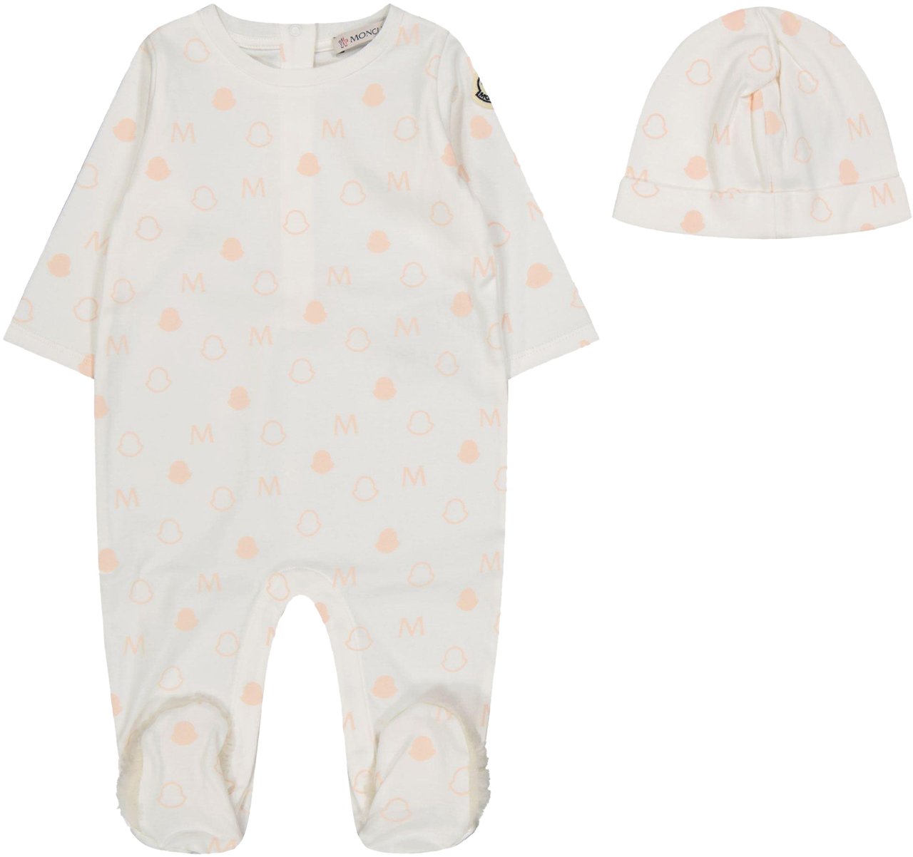 Moncler Moncler Baby Meisjes Boxpakje Licht Roze Roze