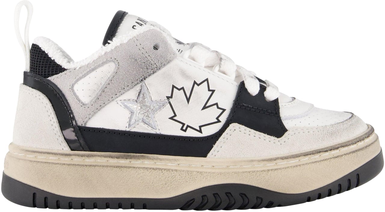 Dsquared2 Dsquared2 Jongens Sneakers In Wit Wit