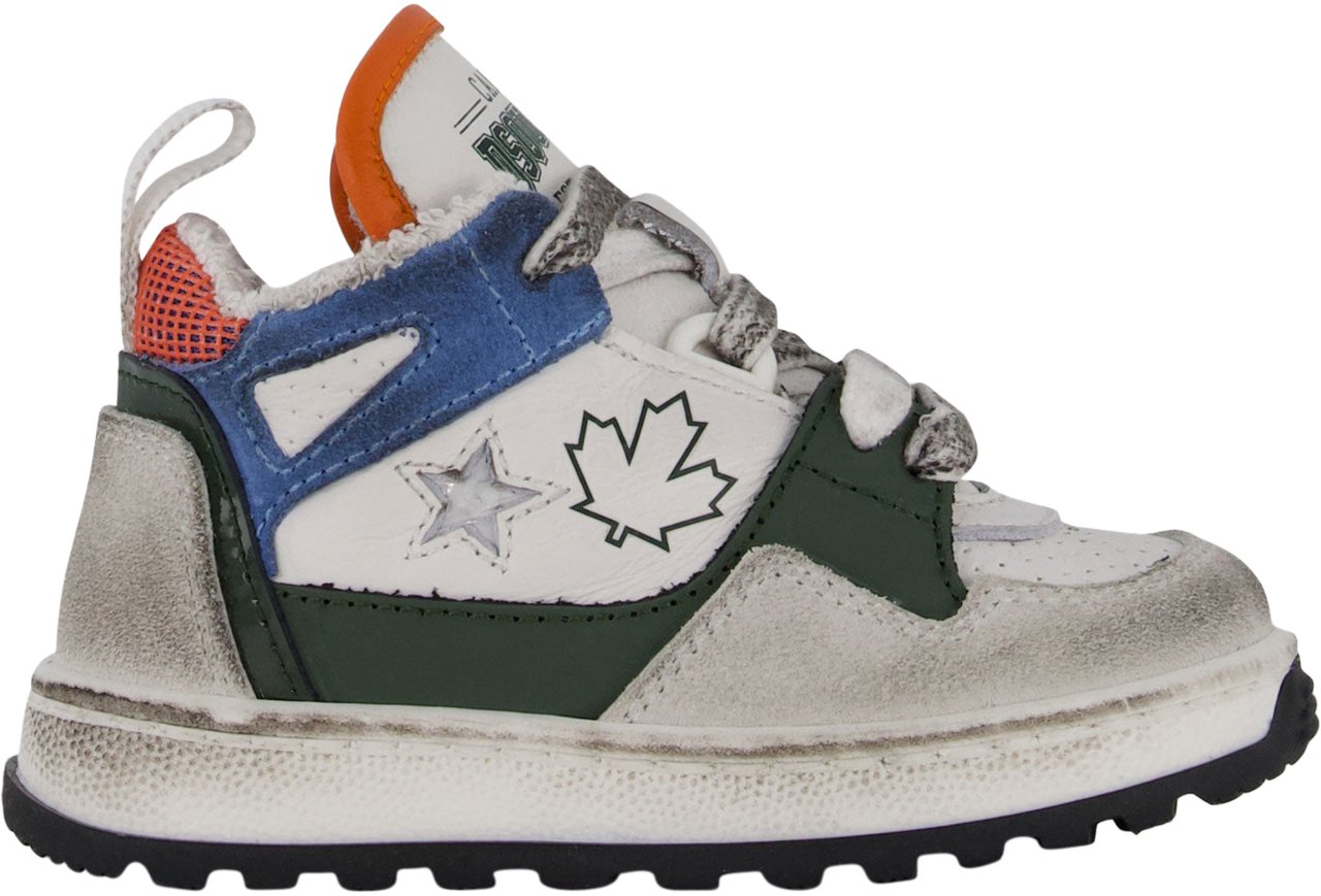 Dsquared2 Dsquared2 Jongens Sneakers In Groen Groen