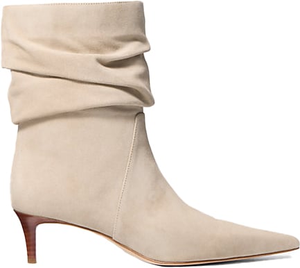 Michael Kors Dawn Heeled Bootie Beige