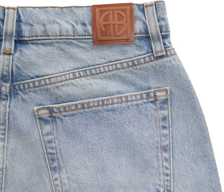 Anine Bing jeans model heath Blauw