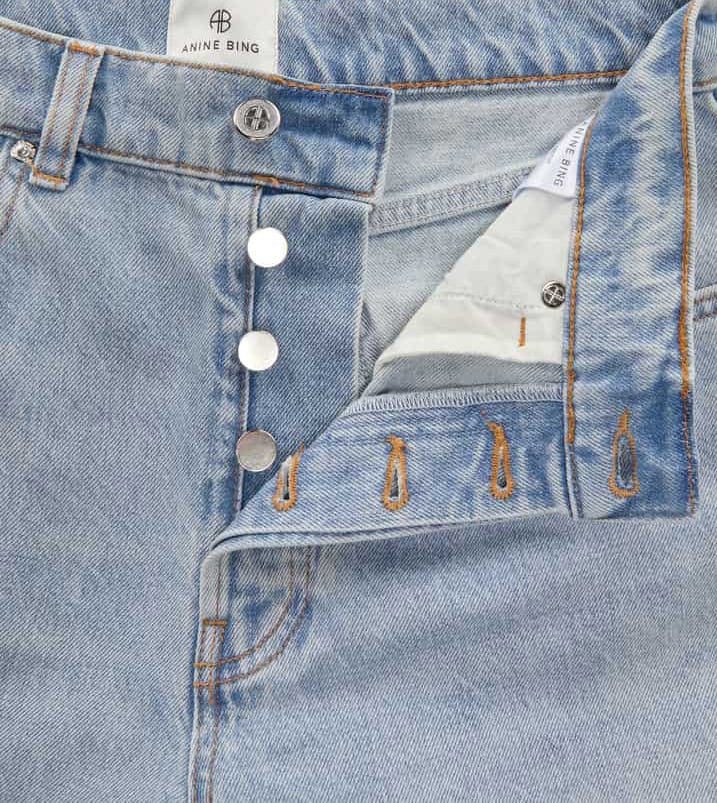 Anine Bing jeans model heath Blauw