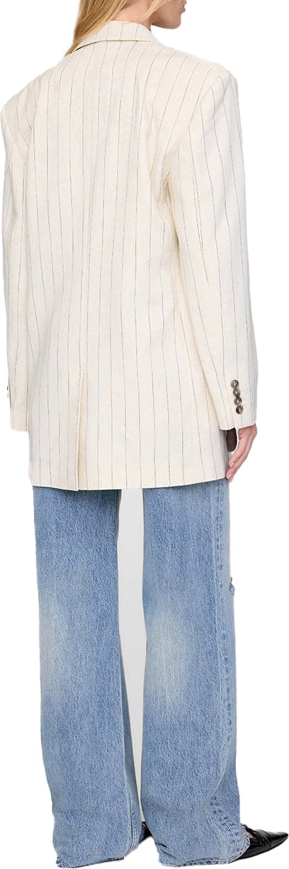 Anine Bing blazer streep Beige
