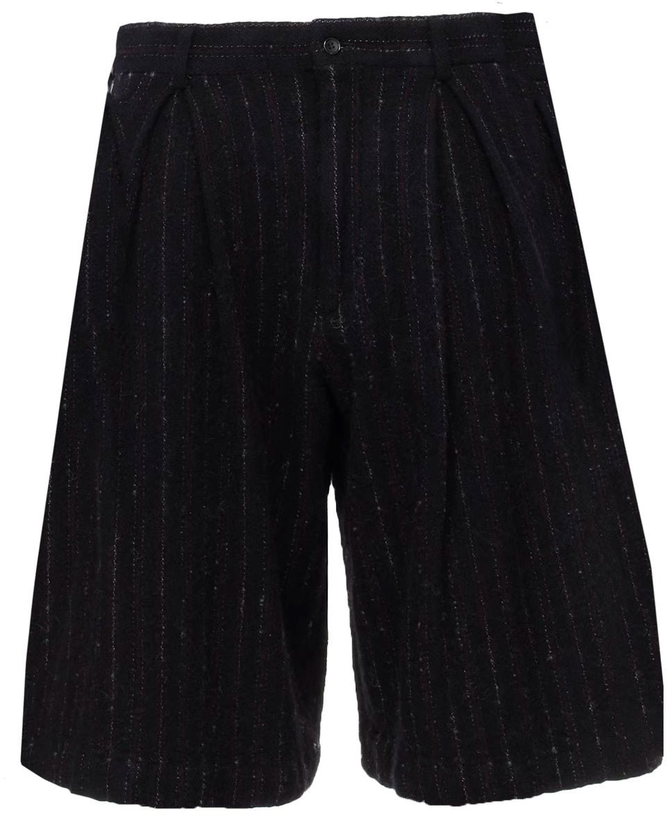 Comme des Garçons Comme Des Garçons Homme Plus Wool Shorts Zwart