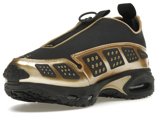 Nike Nike Air Max Sunder Black Dark Smoke Grey Metallic Gold (Women's) Zwart