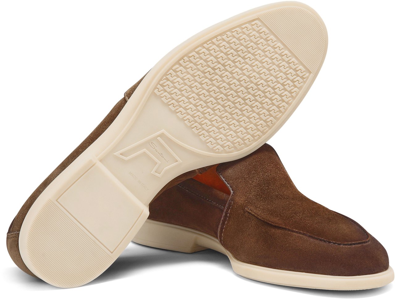 Santoni SANTONI Brown Loafers Bruin
