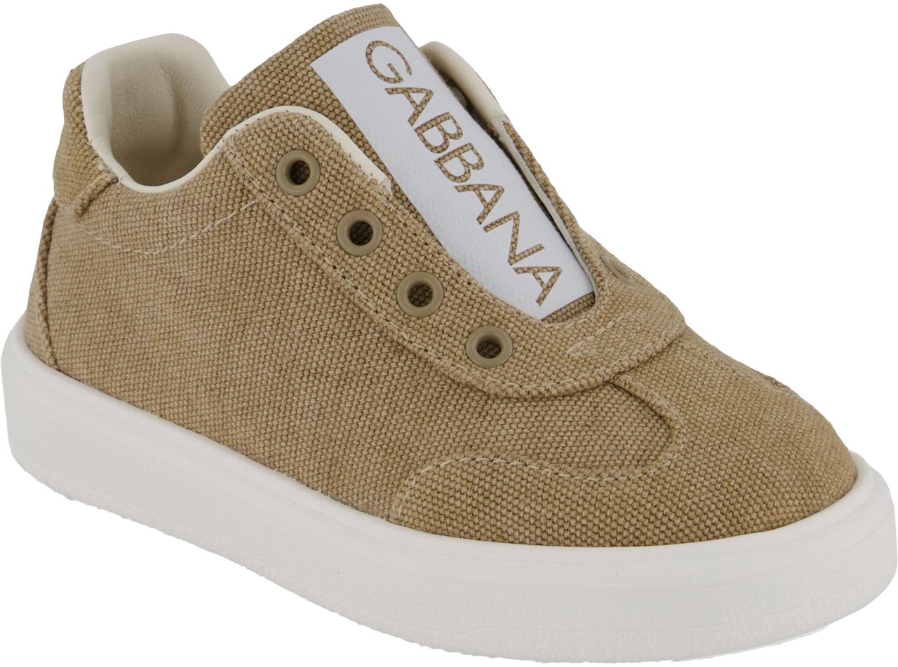 Dolce & Gabbana Dolce & Gabbana Jongens Sneakers In Beige Beige