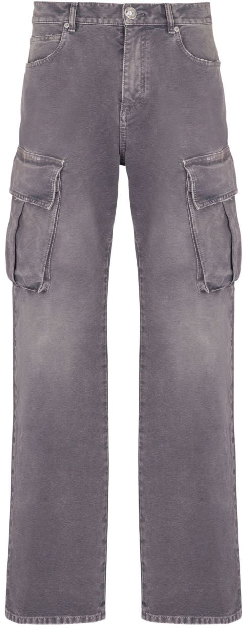 Balmain Trousers Gris Grijs