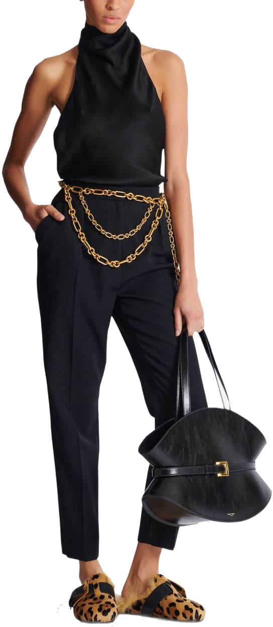 Balmain Top Black Zwart