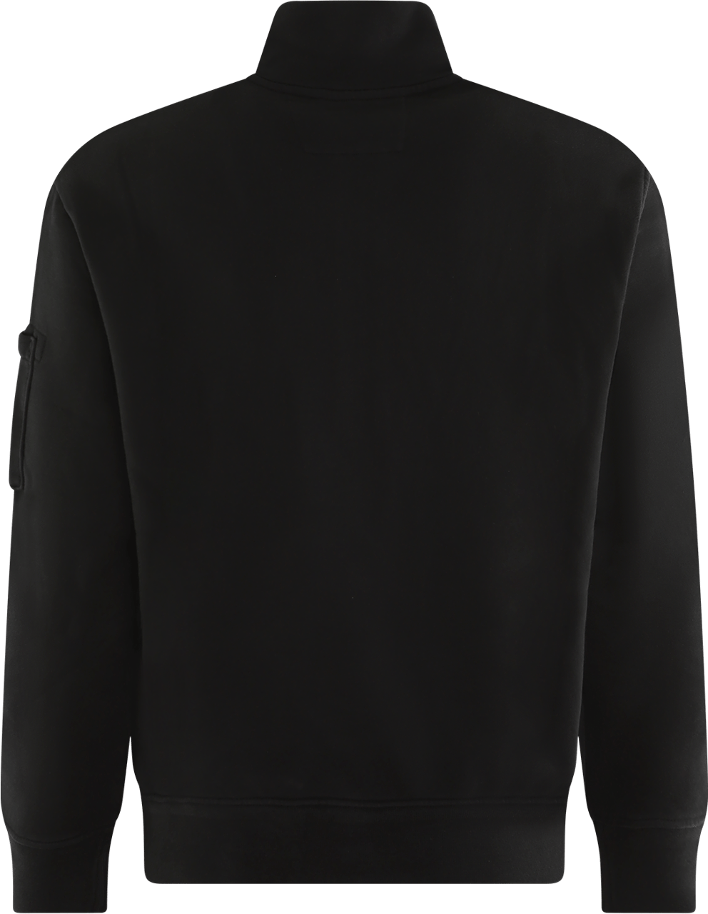 CP Company Heren Half Zip Collar Sweater Black Zwart