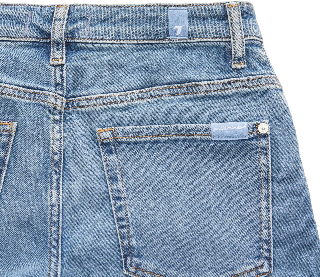 7 For All Mankind jeans calie straight Blauw